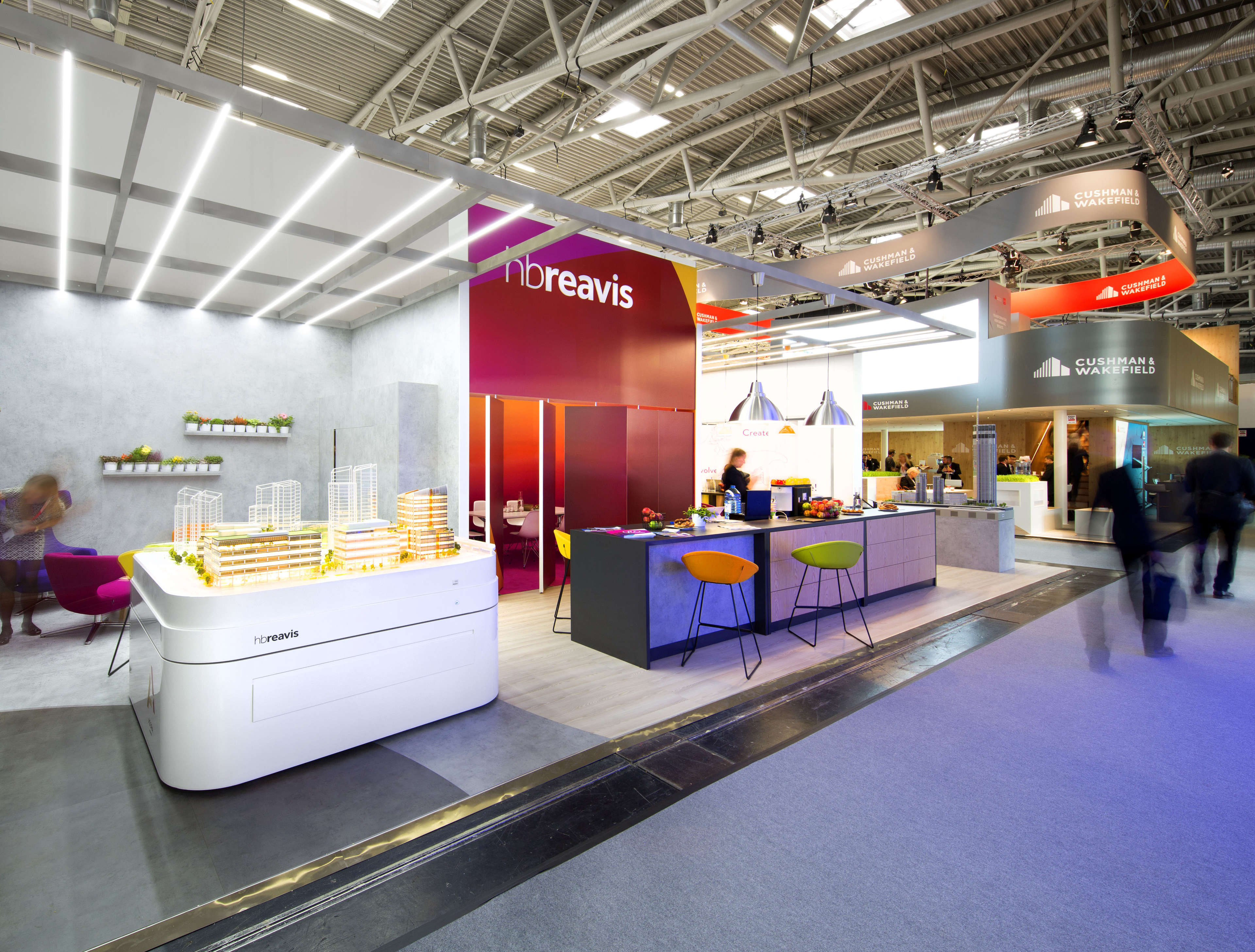 Messestand HB Reavis Expo Real