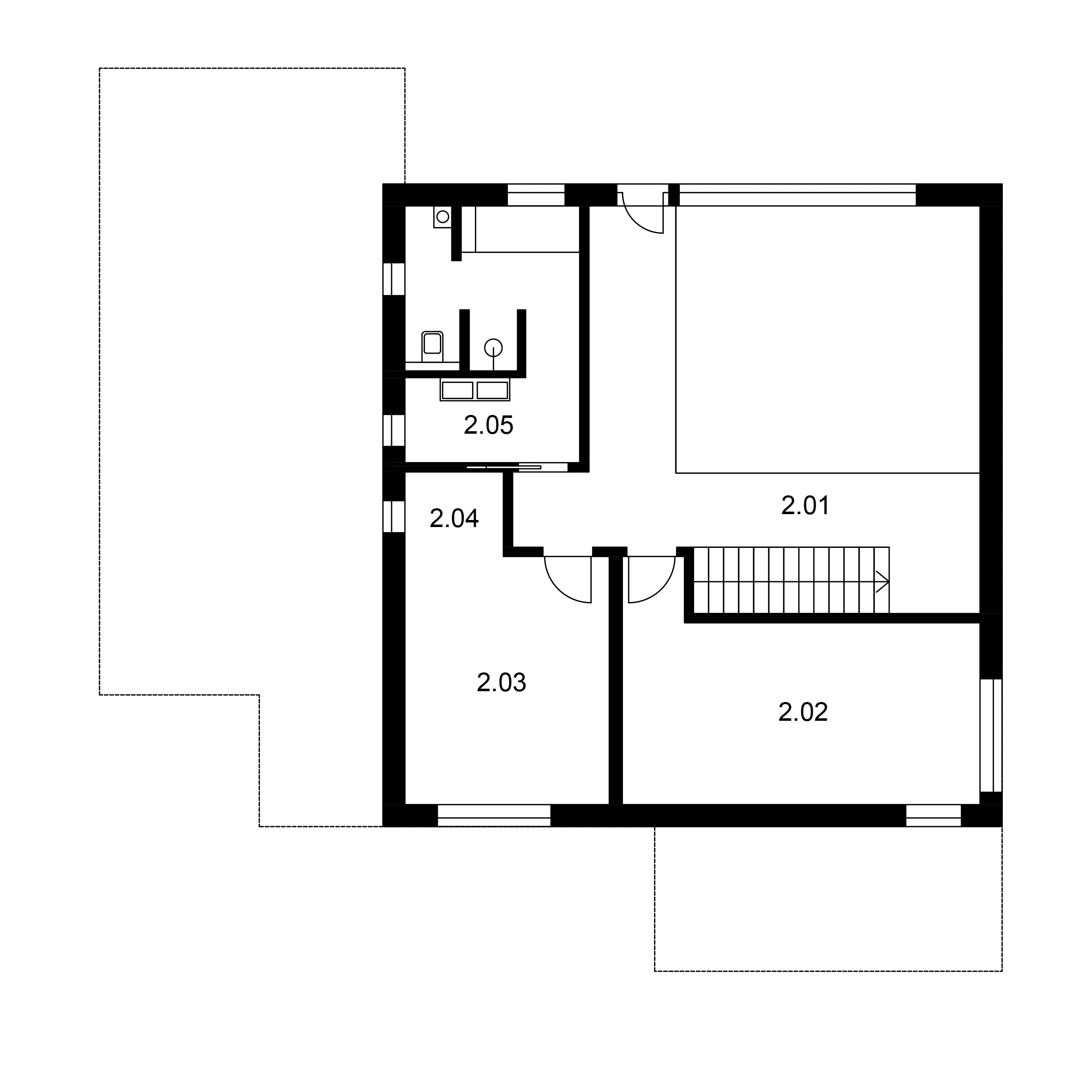 Grundriss Obergeschoss