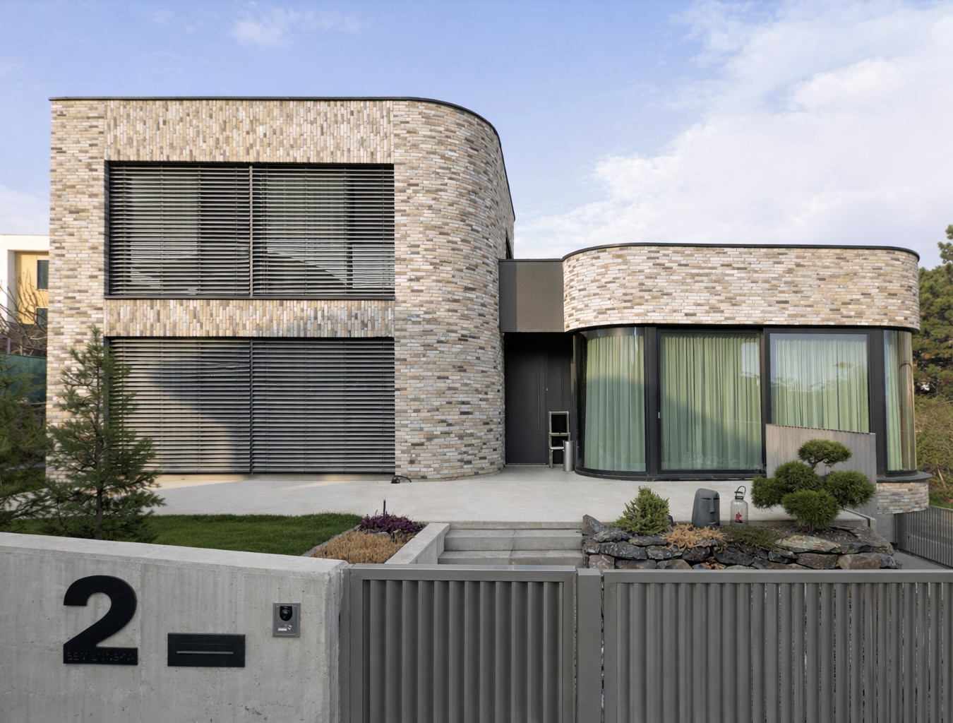 Familienhaus mit Backsteinfassade
