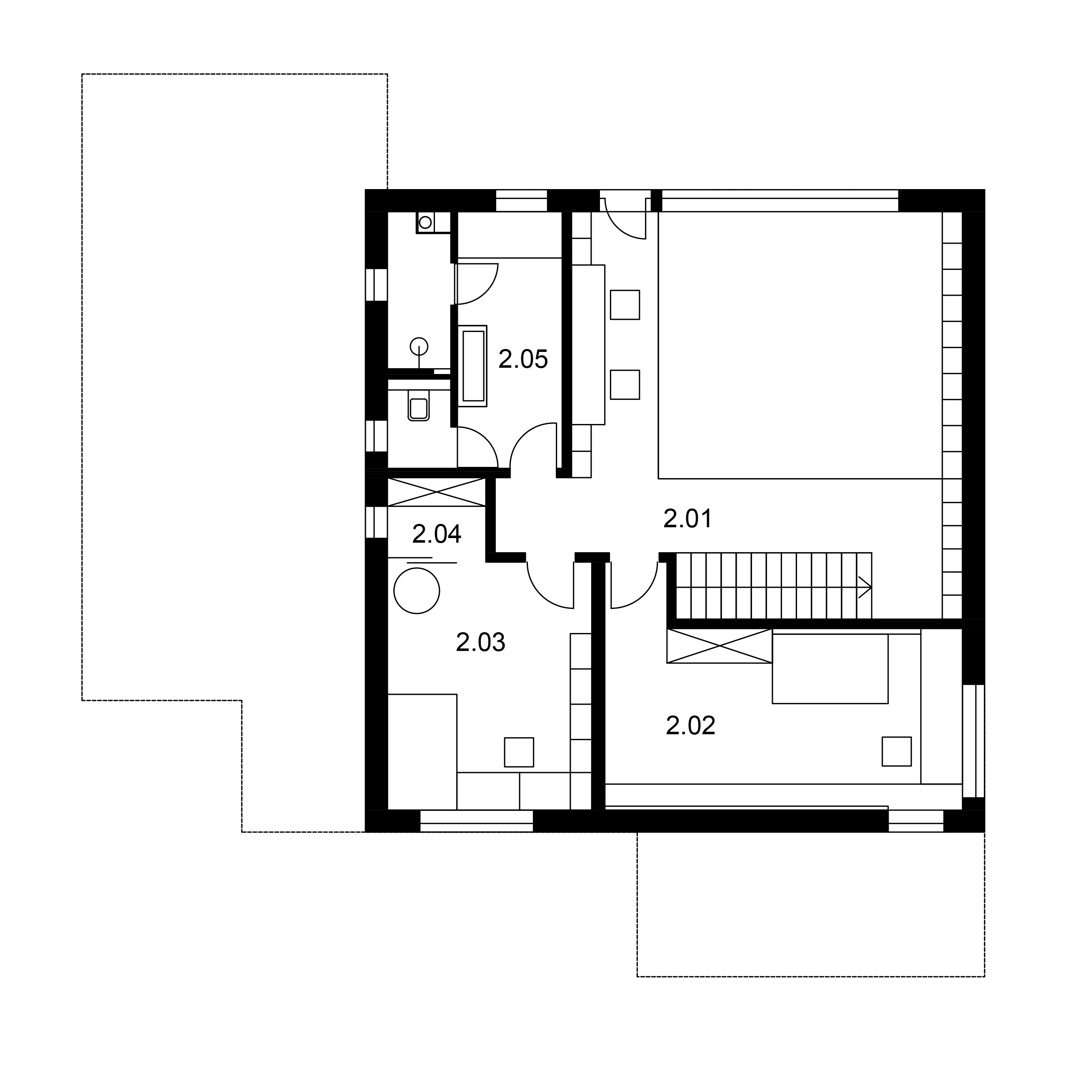 Grundriss Obergeschoss