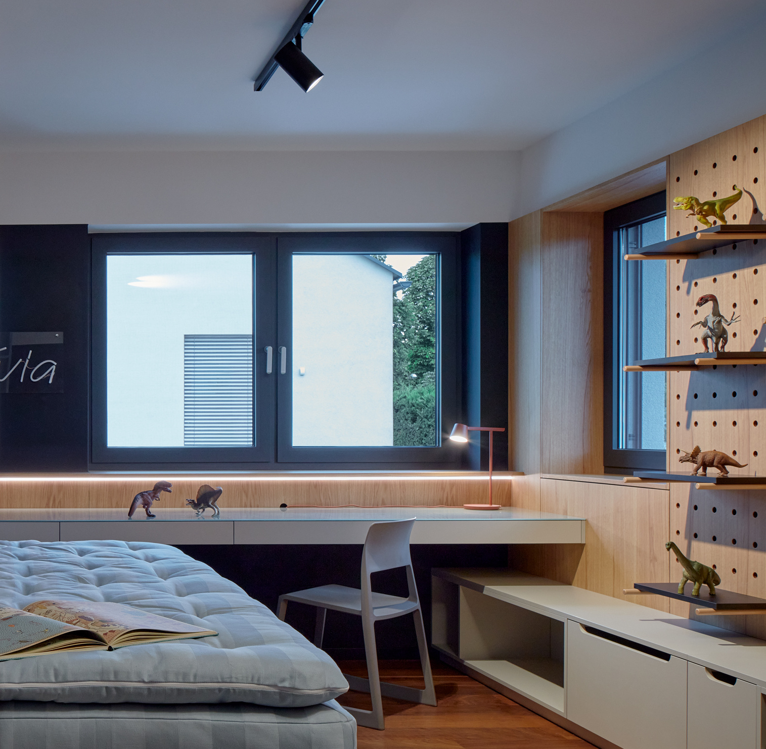 Kinderzimmer mit flexibler Wand