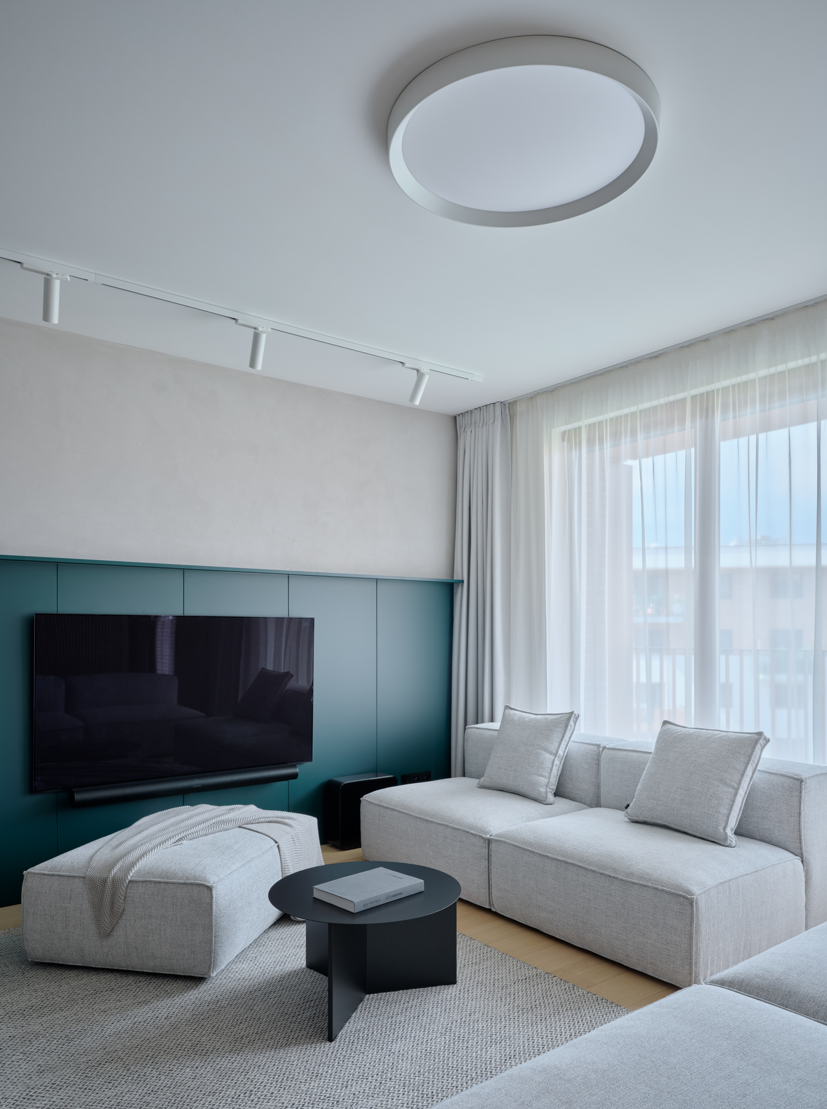 Skandinavische Wohnung Zwirn