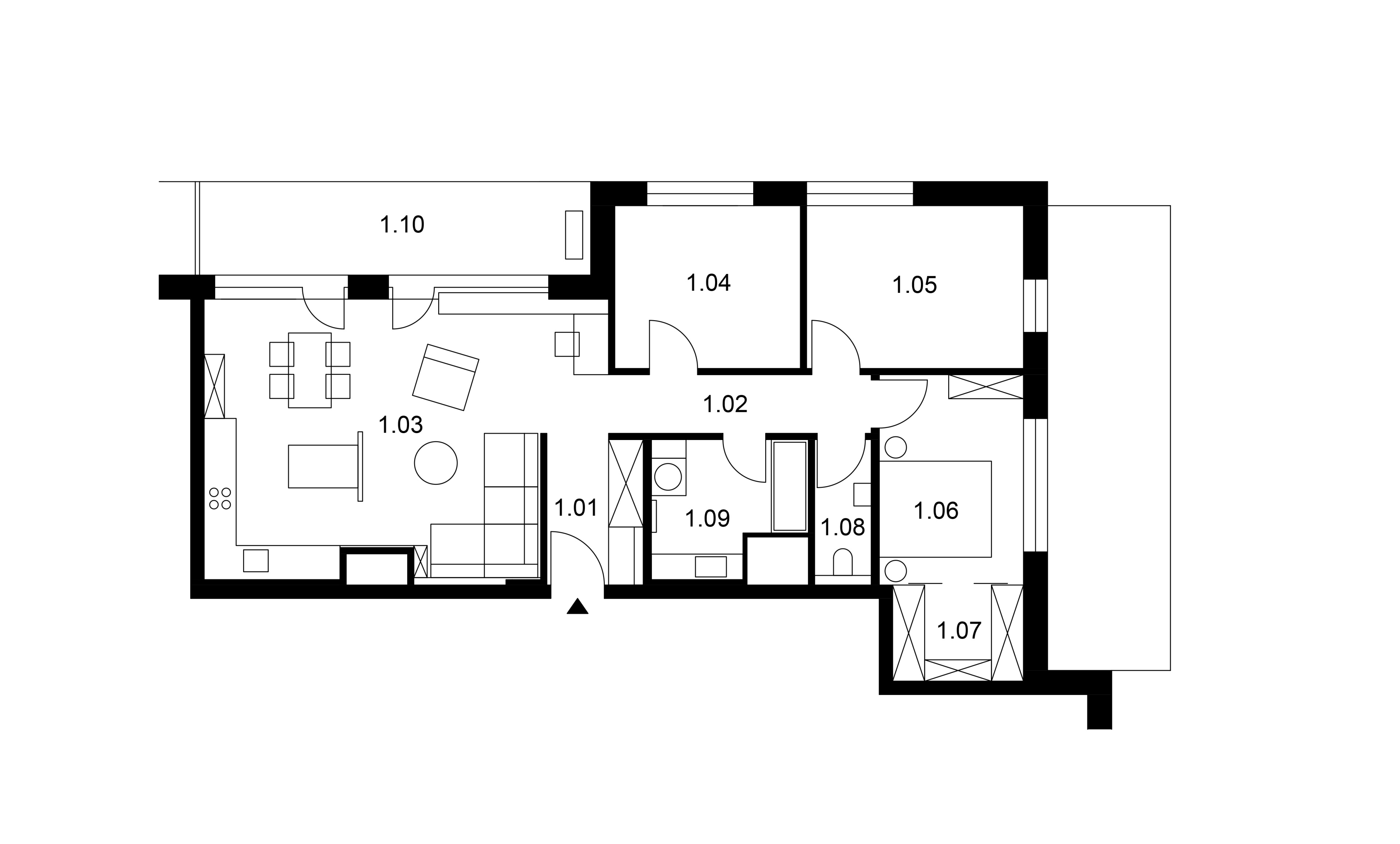 Wohnung für eine junge Familie