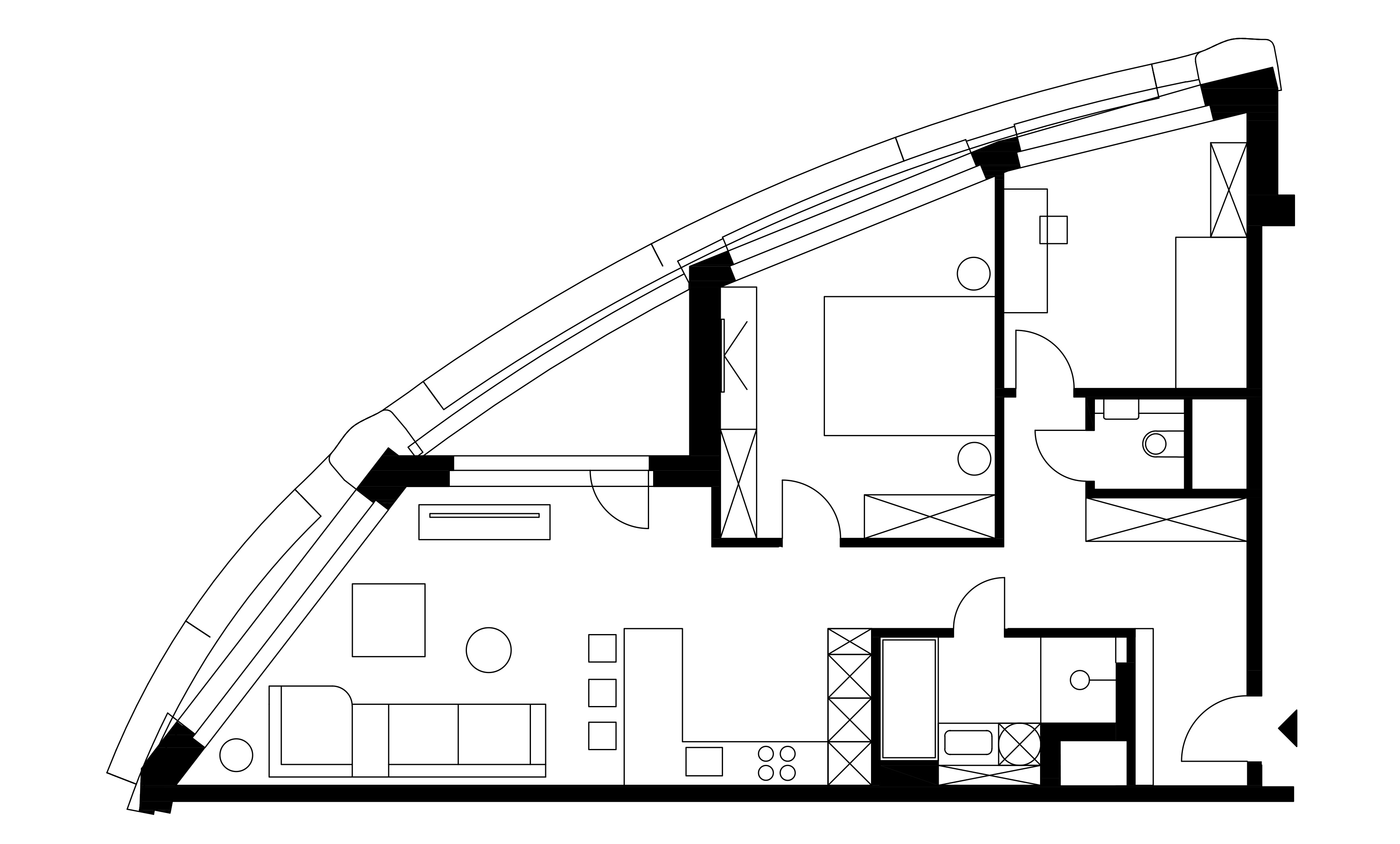 Extravagante wohnung Skypark by Zaha Hadid
