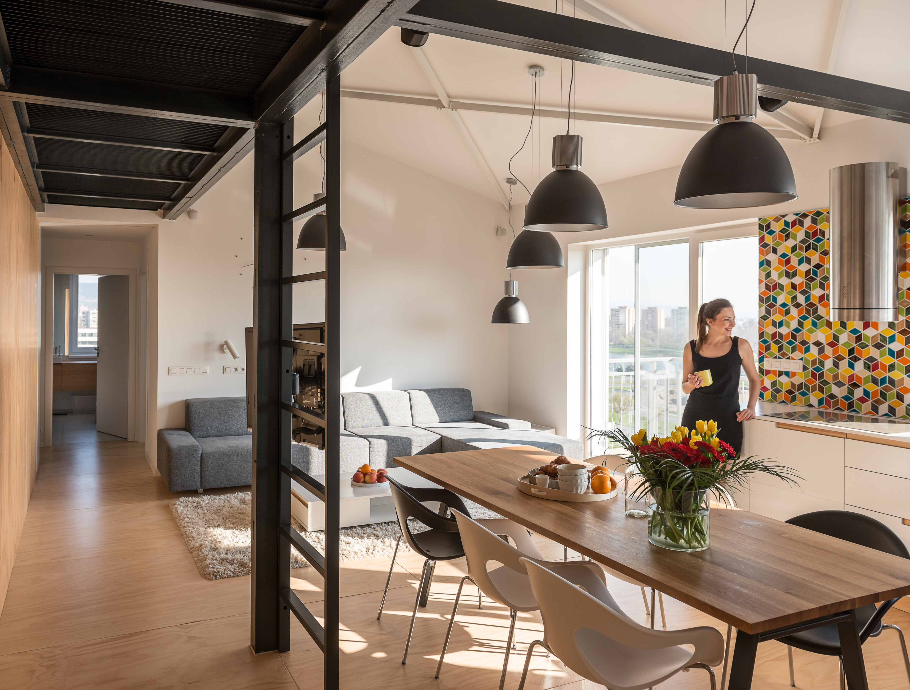 Loft im Aufbau