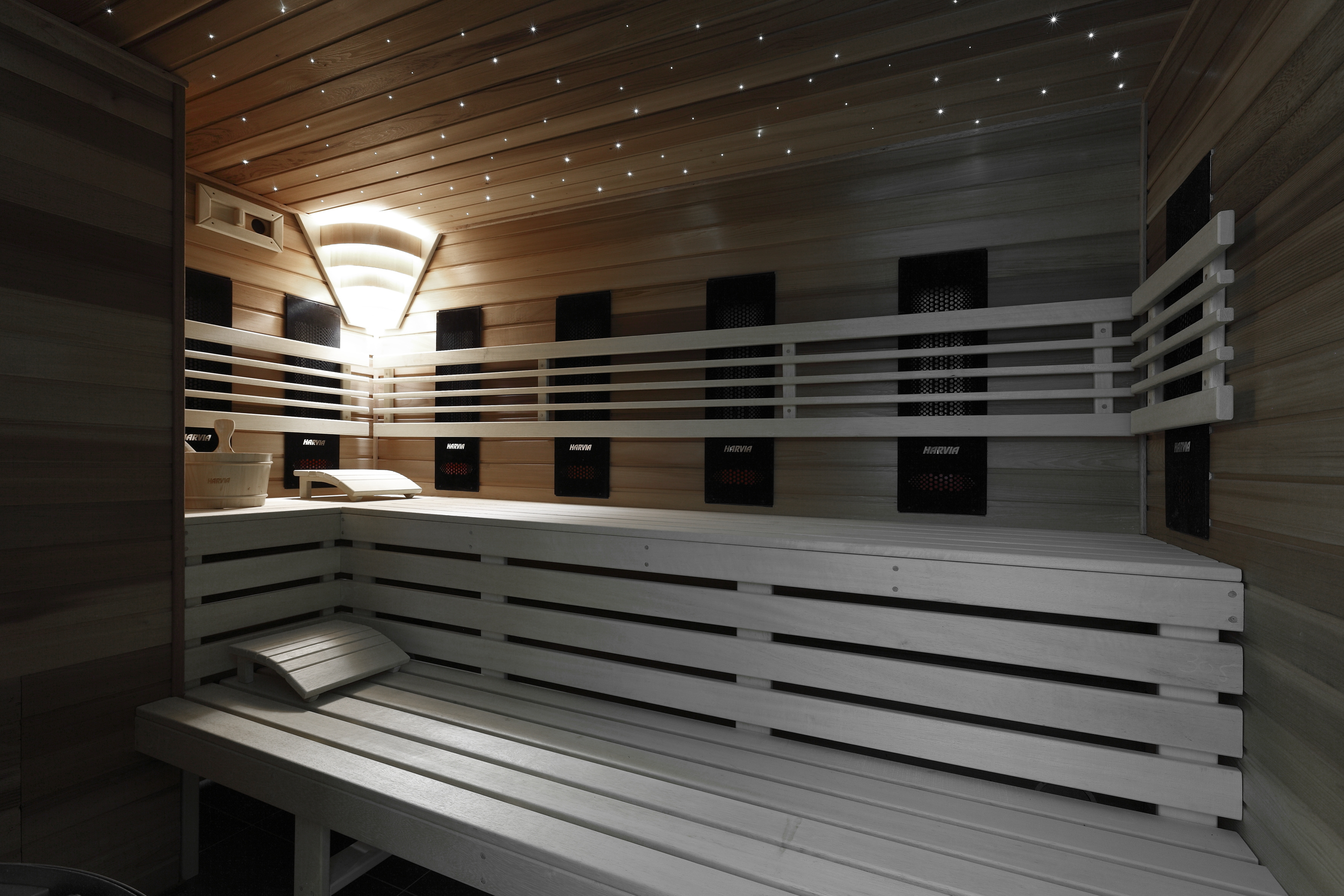 Kombinovaná fínska a infračervená sauna