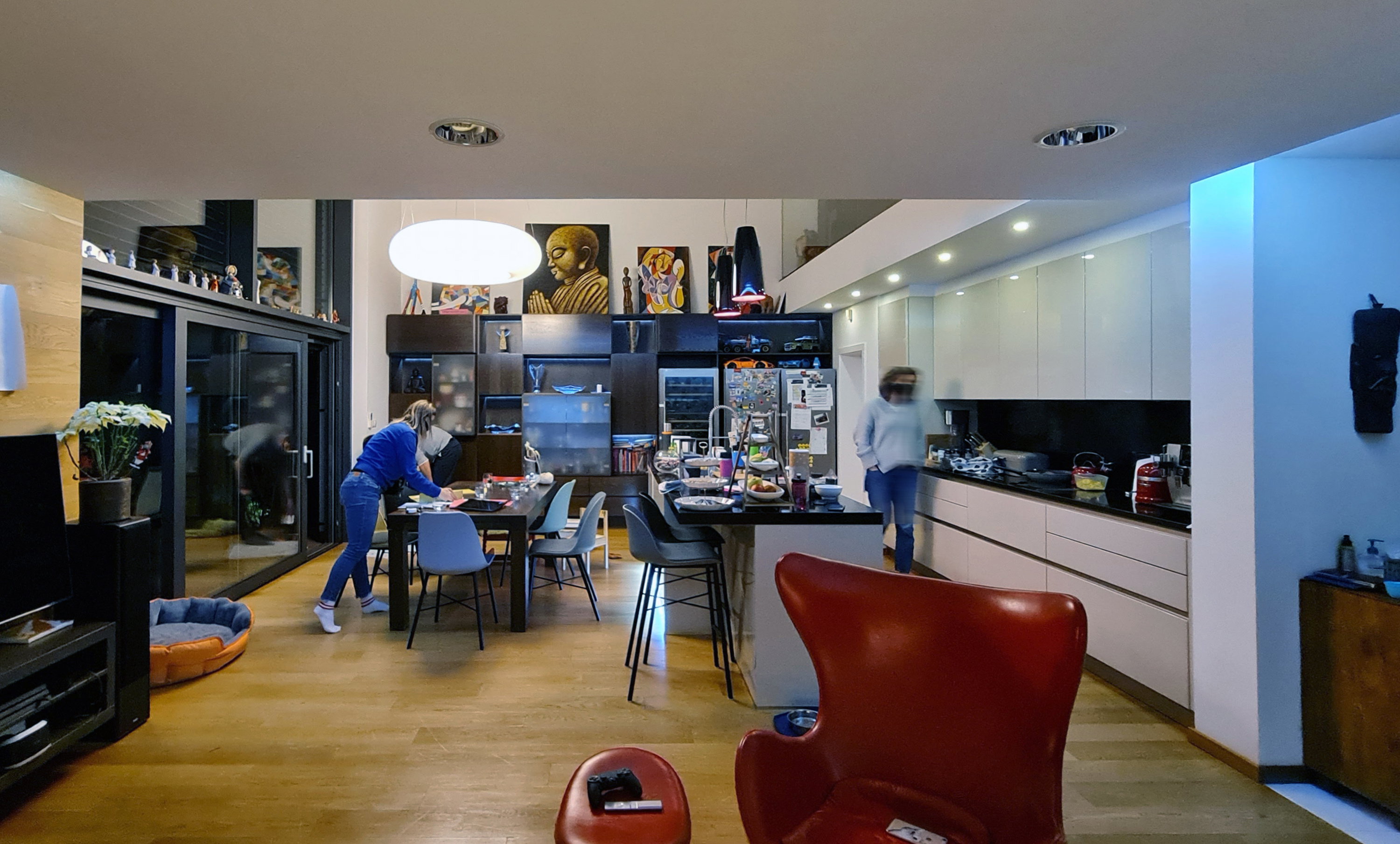 Rekonstruktion des Interieurs eines Einfamilienhauses