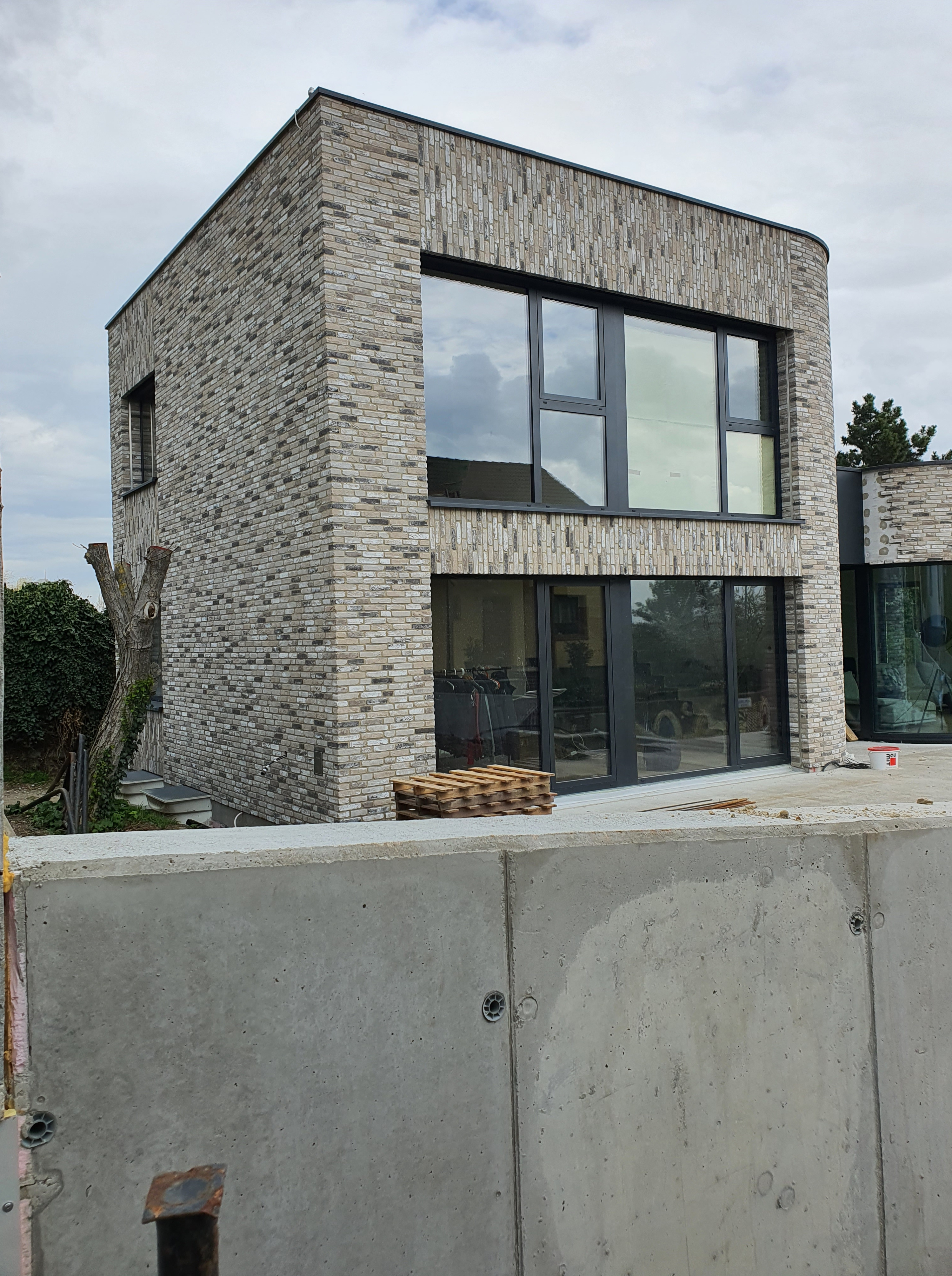 Familienhaus mit Backsteinfassade